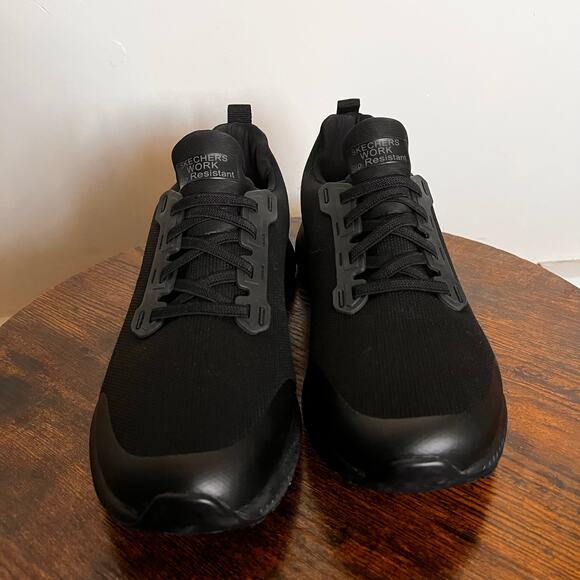 Skechers Shoes Work Squad SR Slip Resistant Sneaker Black Womens 8.5 NWOT - Picture 3 of 6